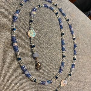 Beaded mask chain lanyard